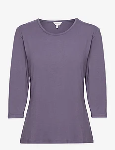 Bamboo T-shirt with 3/4-sleeve, Lady Avenue