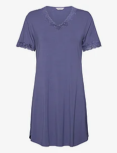 Bamboo short sleeve nightdress with, Lady Avenue