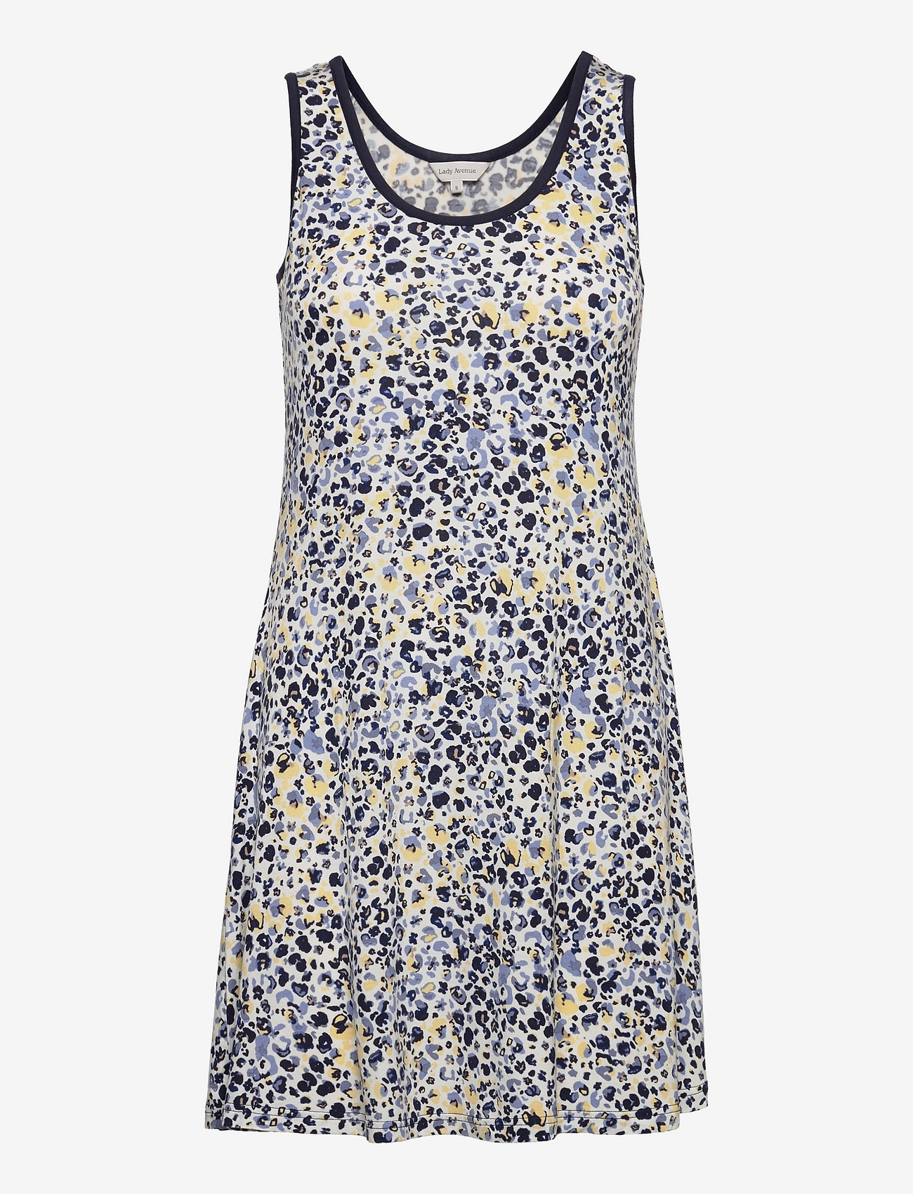 Lady Avenue - Bamboo Sleeveless Nightdress - sundress-blue - 0