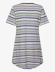 Lady Avenue - Bamboo Bigshirt - nightdresses - graphite stripe - 1