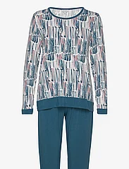 Lady Avenue - Bamboo Long Sleeve Pyjamas - pysjamas - petrol art - 0