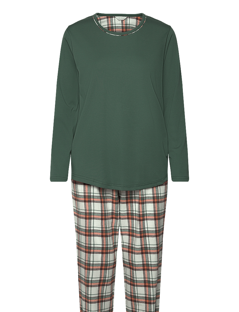 Lady Avenue - Cotton Flannel Pyjamas - julpyjamas - army - 0