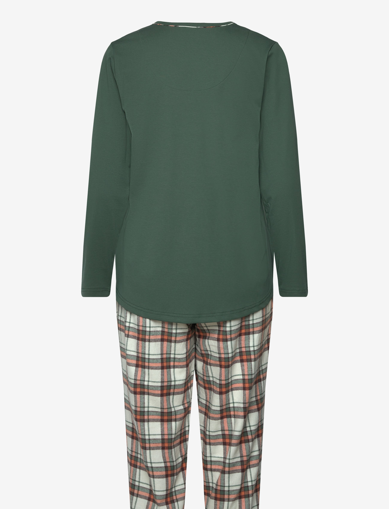 Lady Avenue - Cotton Flannel Pyjamas - army - 1