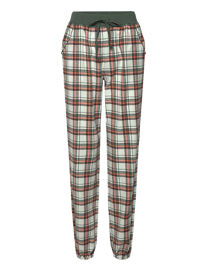 Lady Avenue - Cotton Flannel Pyjamas - julpyjamas - army - 2