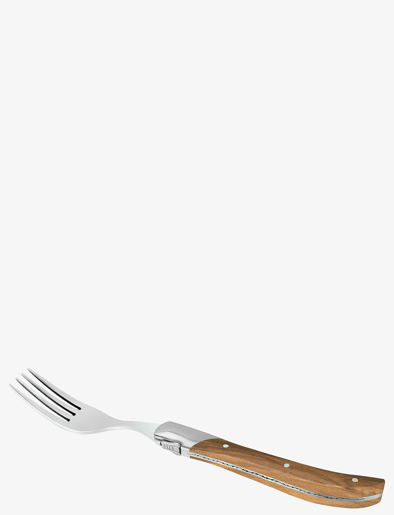 Laguiole By Hâws - Laguiole By Hâws Steak Fork Set 6 Pcs Olive - gabeln - brown - 0