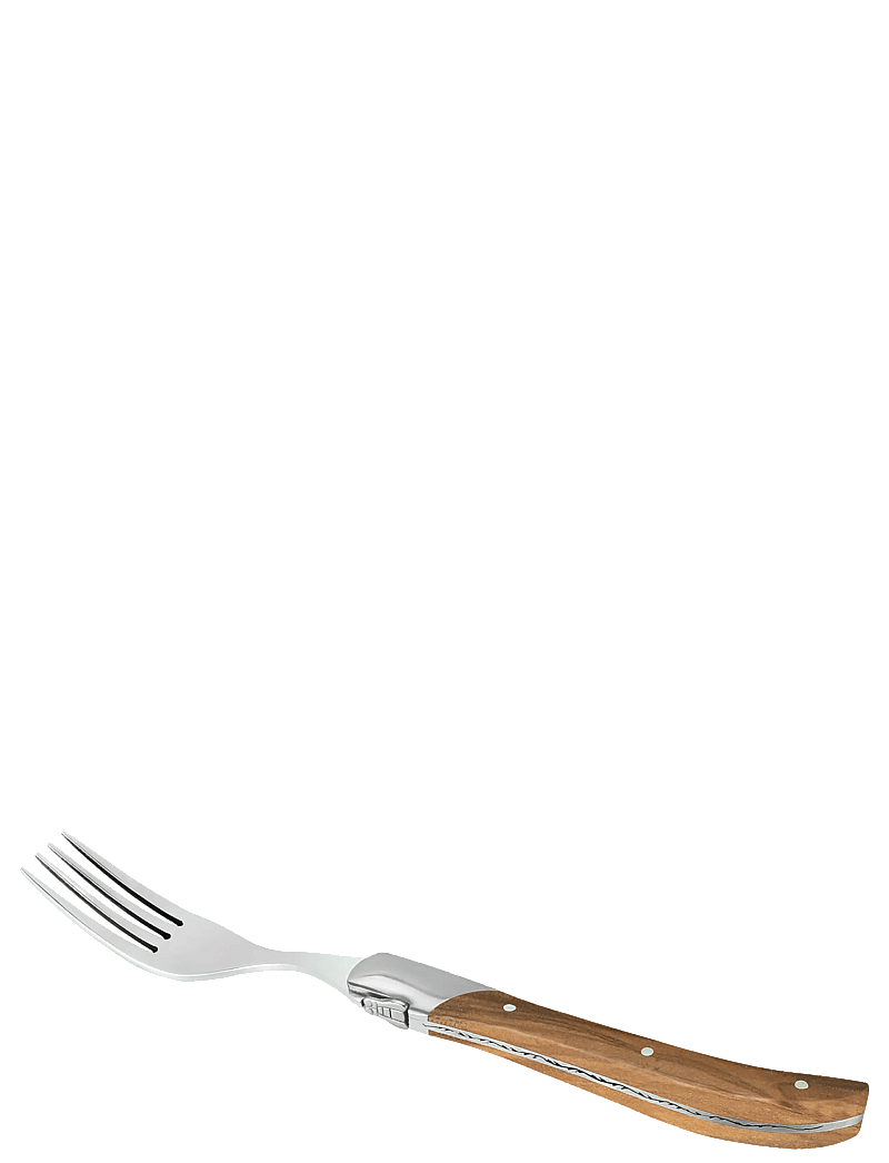 Laguiole By Hâws - Laguiole By Hâws Steak Fork Set 6 Pcs Olive - gabeln - brown - 0