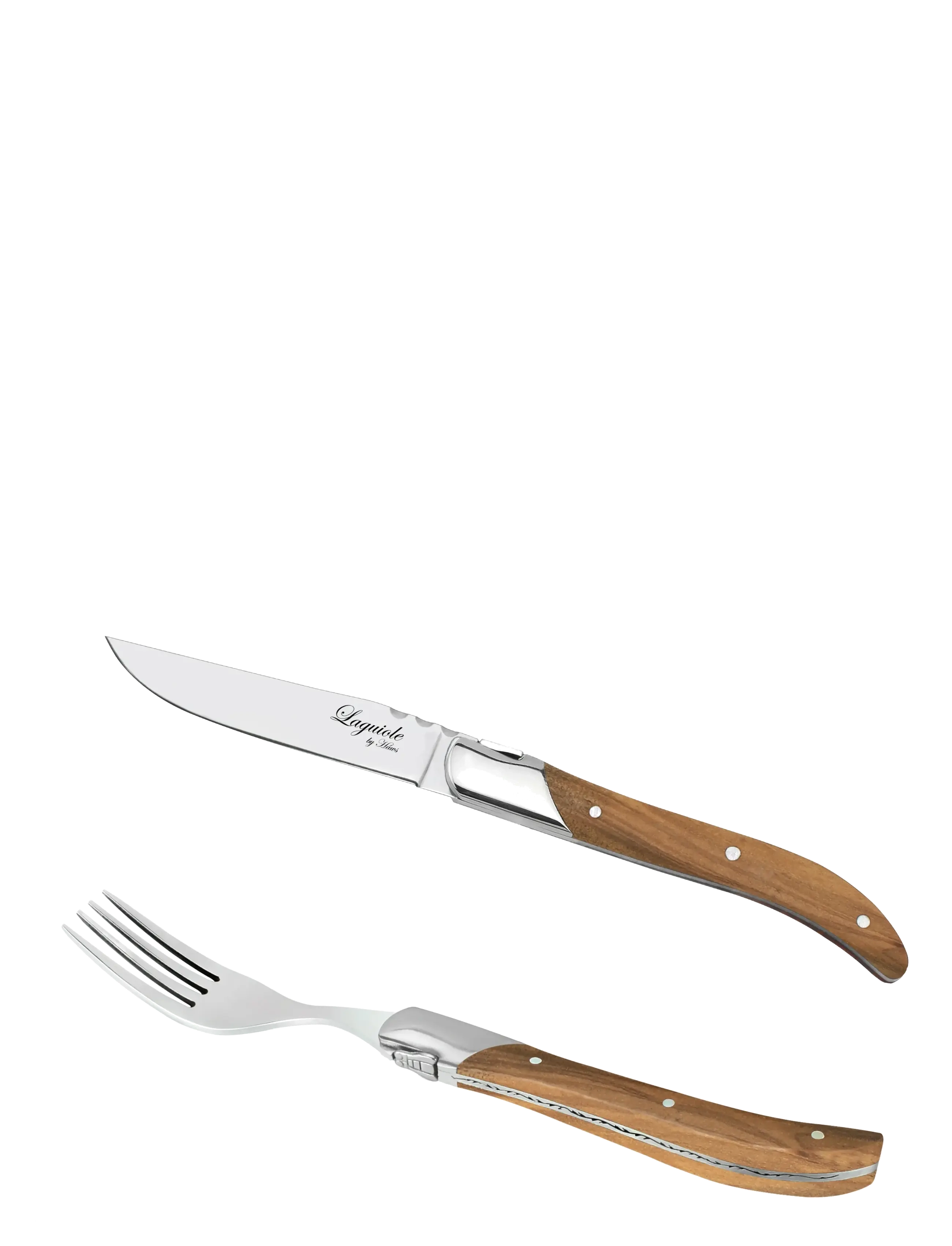 Laguiole By Hâws Laguiole By Hâws Steak Dinner Set 12 Pcs Olive - Laguiole By Hâws - BROWN / brown