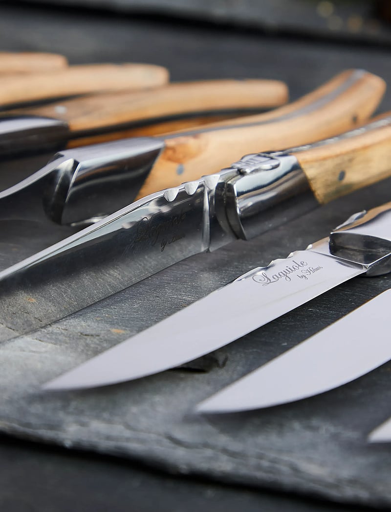 Laguiole By Hâws - Laguiole By Hâws Steak Dinner Set 12 Pcs Olive - grill- & steakbesteck - brown - 2