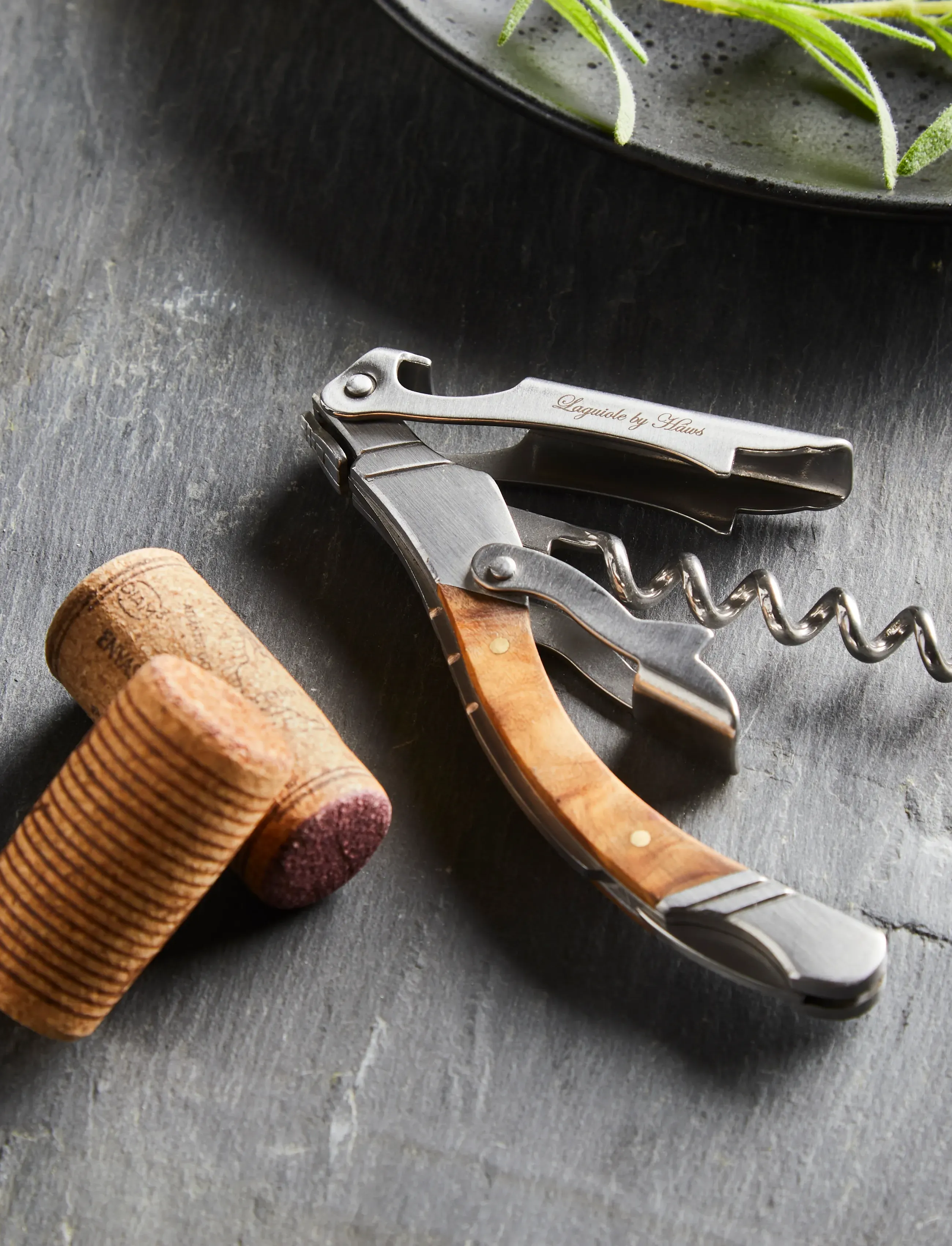 Laguiole By Hâws Corkscrew Olive, One Size, Kitchen Tools, Silber - Can Openers, Homeware