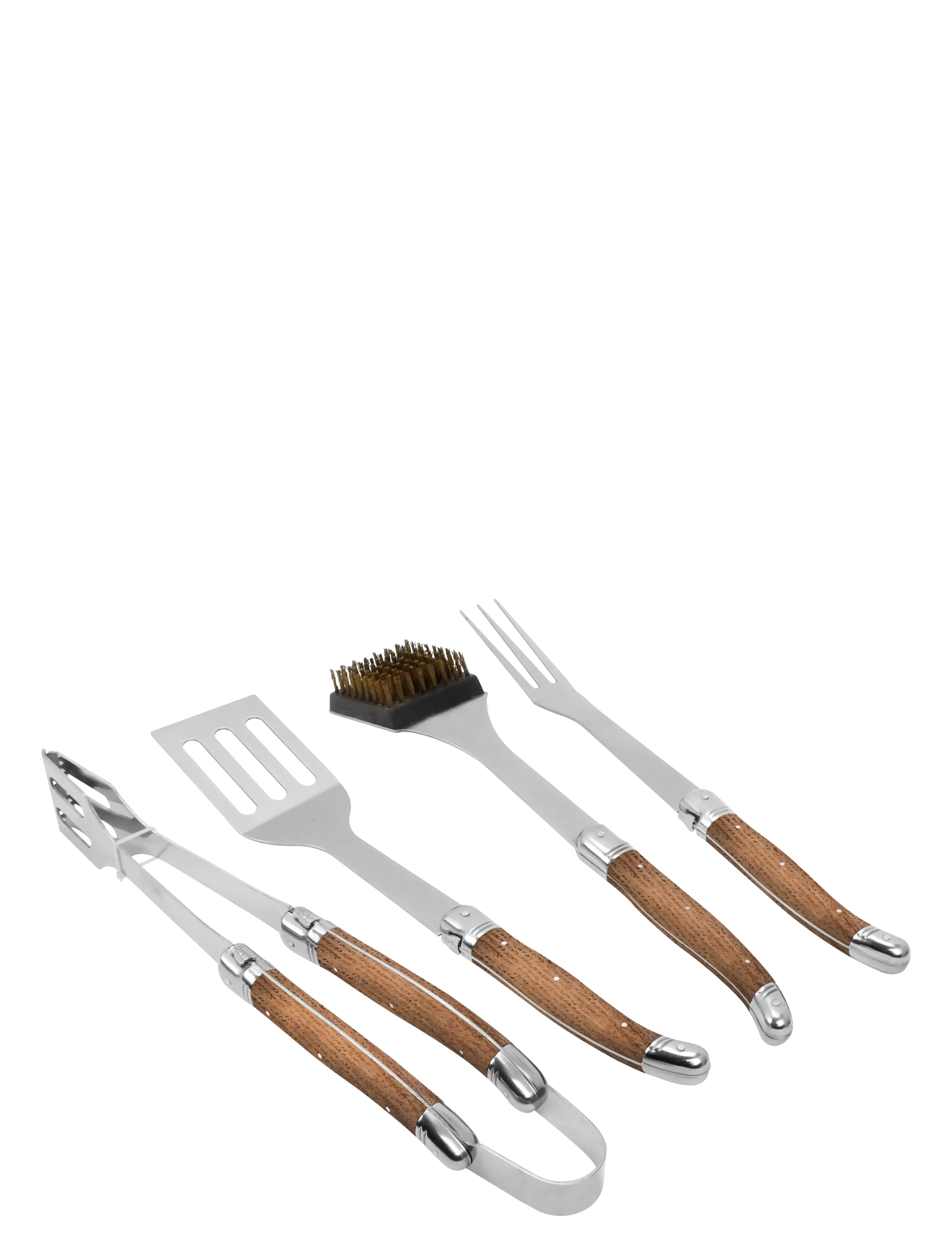 Laguiole By Hâws Bbq Set 4 Pcs Oak, Grillværktøj, Str: ONE SIZE