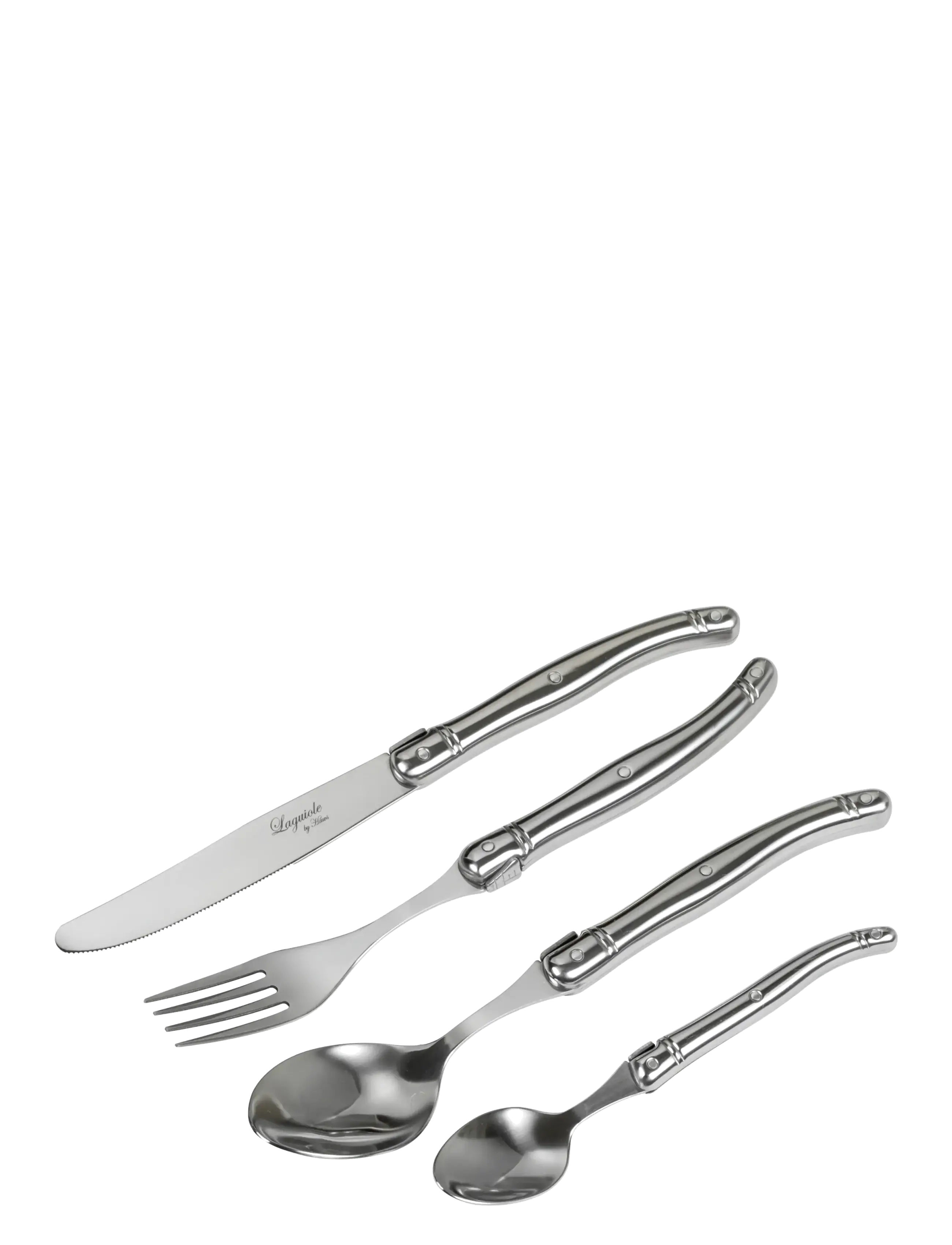Laguiole By Hâws Cutlery Set 24 Pcs Stainless Steel, Bestiksæt, Sølv, Str: ONE SIZE