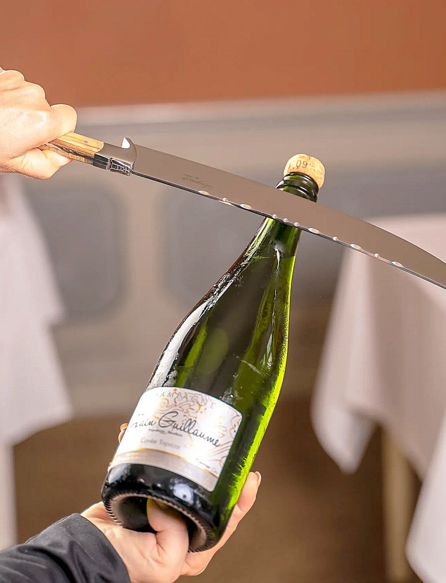 Laguiole By Hâws - Laguiole By Hâws Champagne Sabre 27 Cm - flaschenöffner & weinverschlüsse - brown - 4