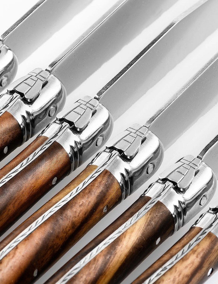 Laguiole Style de Vie - Steak knives Laguiole SET 6 - osta hinna alusel - brown - 0