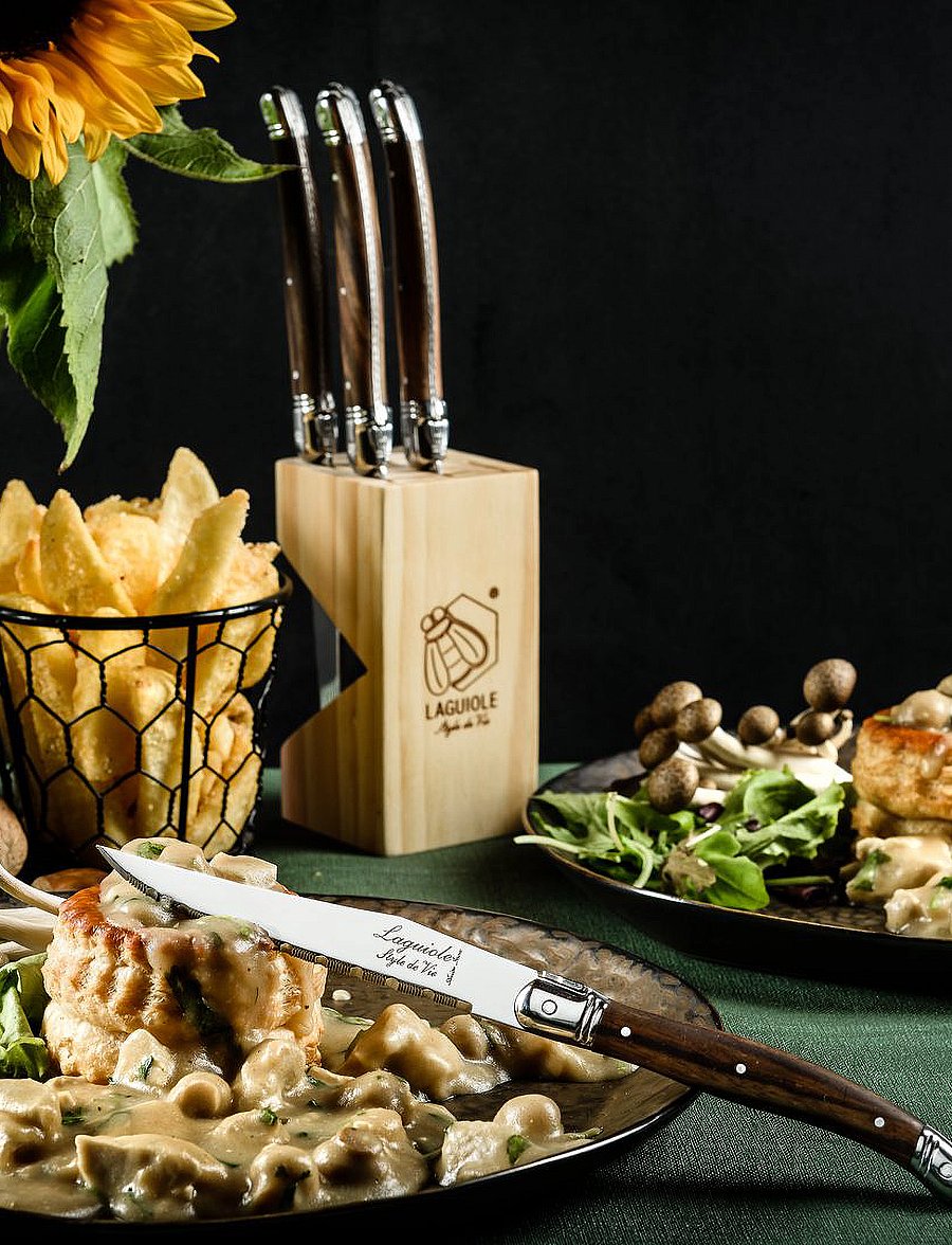 Laguiole Style de Vie - Steak knives Laguiole SET 6 - osta hinna alusel - brown - 5