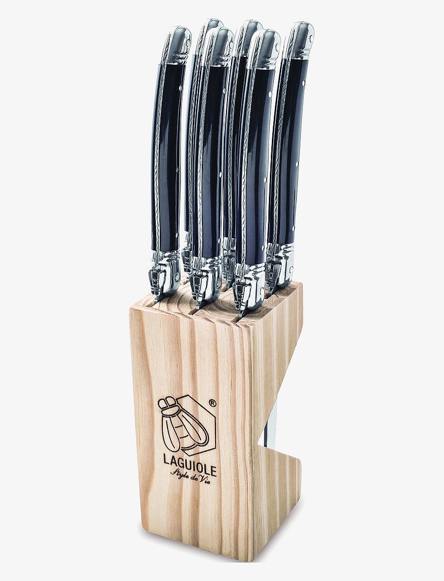 Laguiole Style de Vie - Steak knives Laguiole SET 6 - osta hinna alusel - black - 1