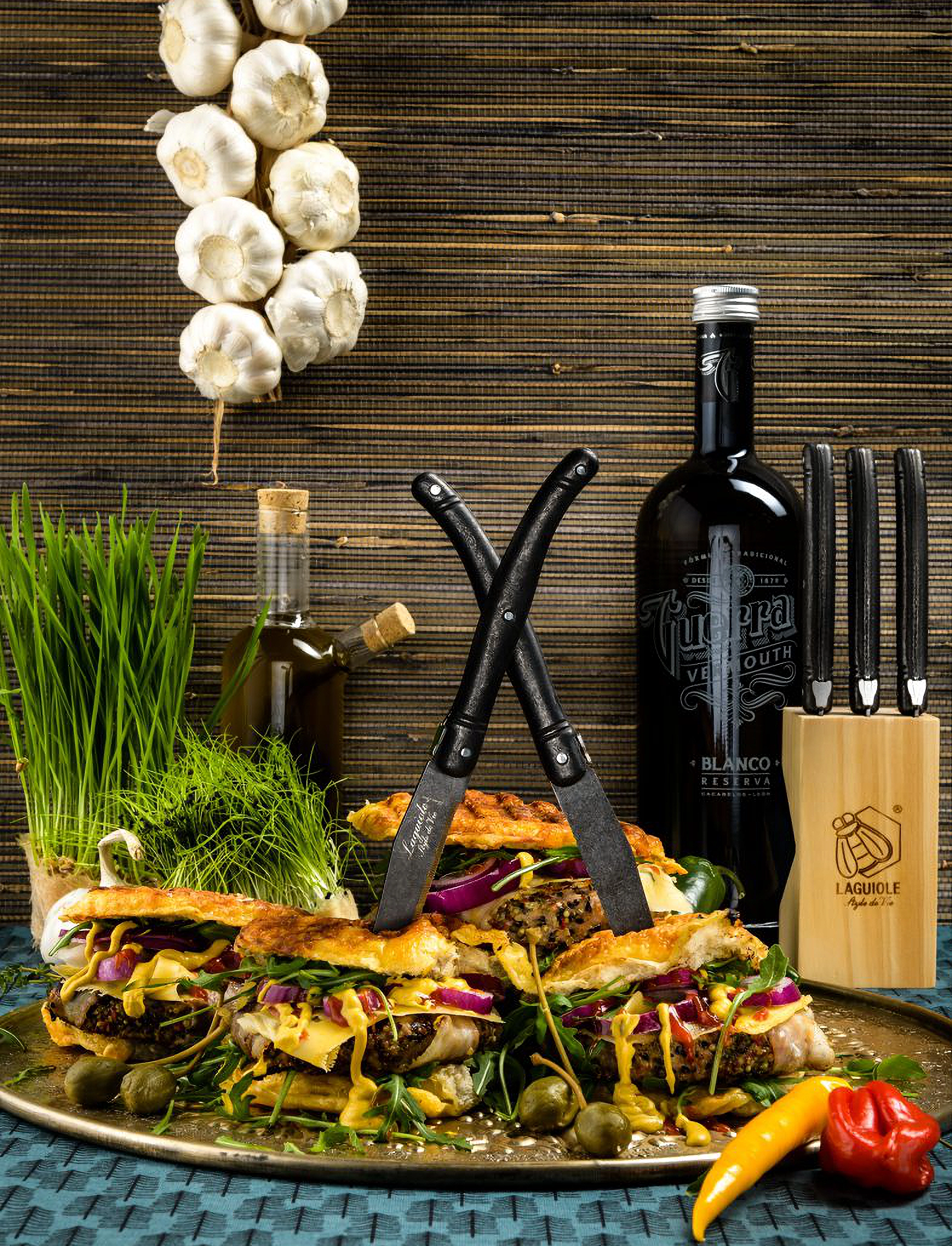 Laguiole Style de Vie Laguiole-Grillknive, Sæt Med 6 Stk., L11 cm, Cutlery, Schwarz - Steak Homeware