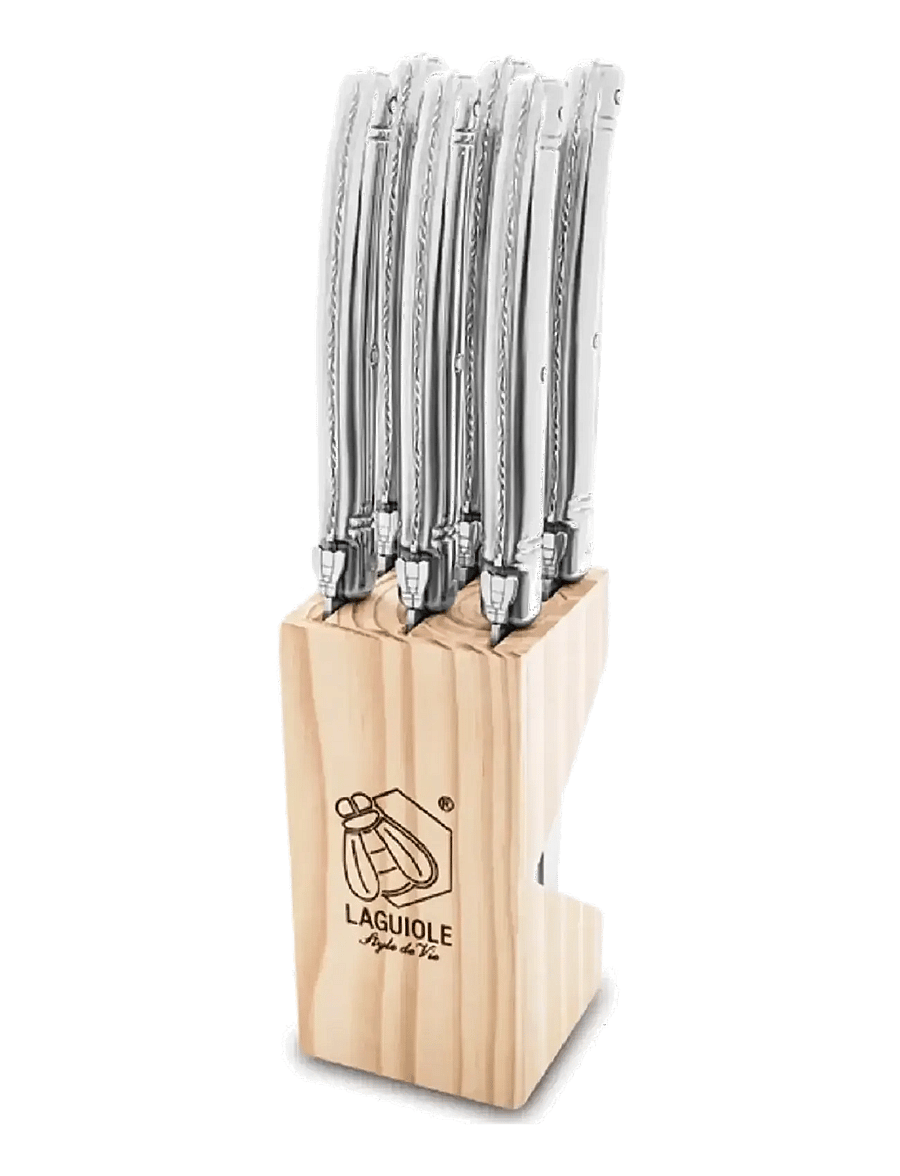 Laguiole Style de Vie - Steak knives Laguiole SET 6 - osta hinna alusel - steel - 1