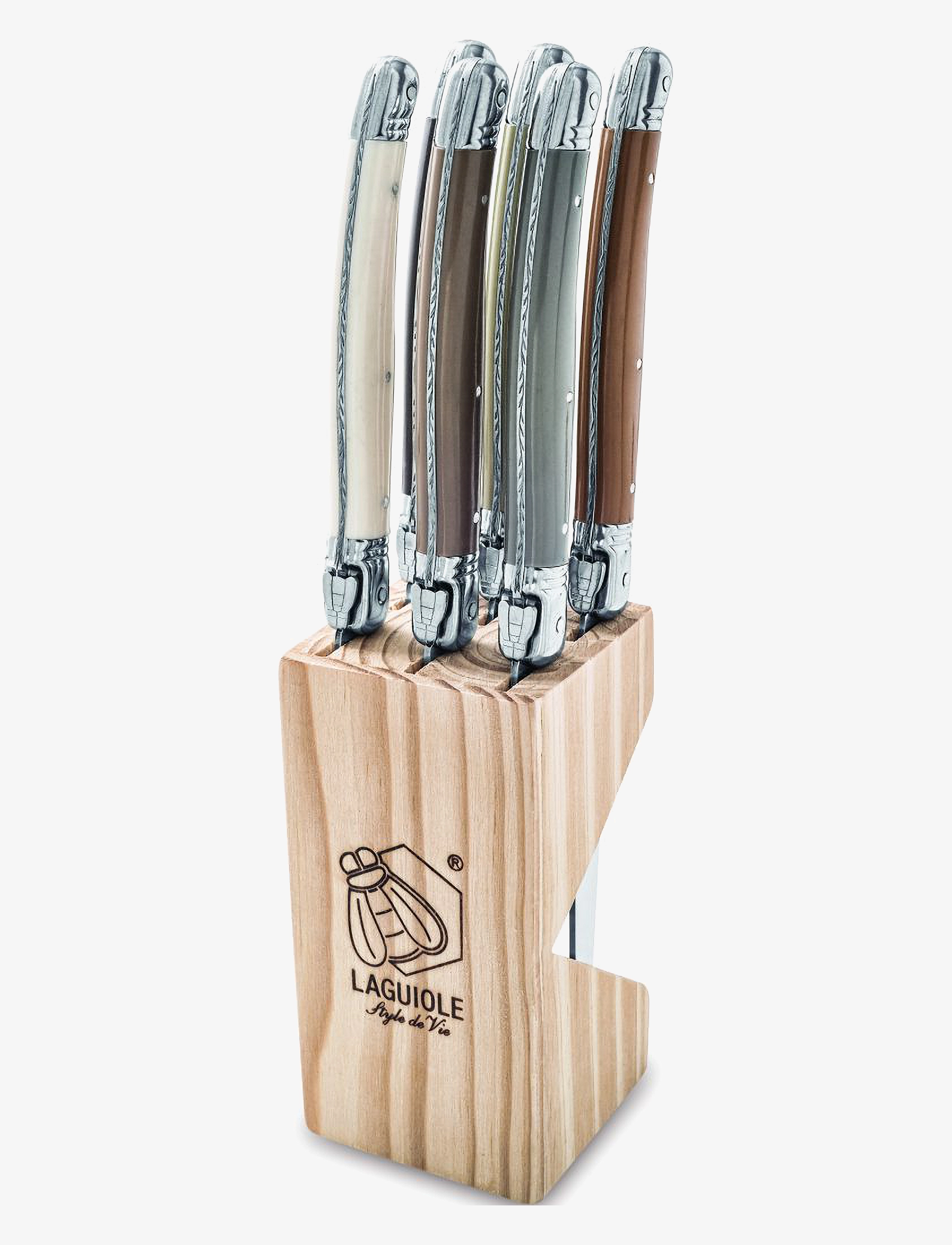 LAGUIOLE STYLE DE VIE Laguiole-Grillknive Sæt Med 6 Patterned - L11CM - Unisex