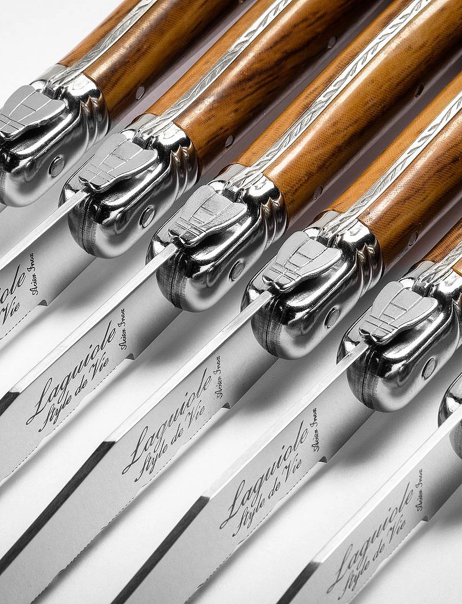 Laguiole Style de Vie - Steak knives Laguiole SET 6 - osta hinna alusel - wood - 5