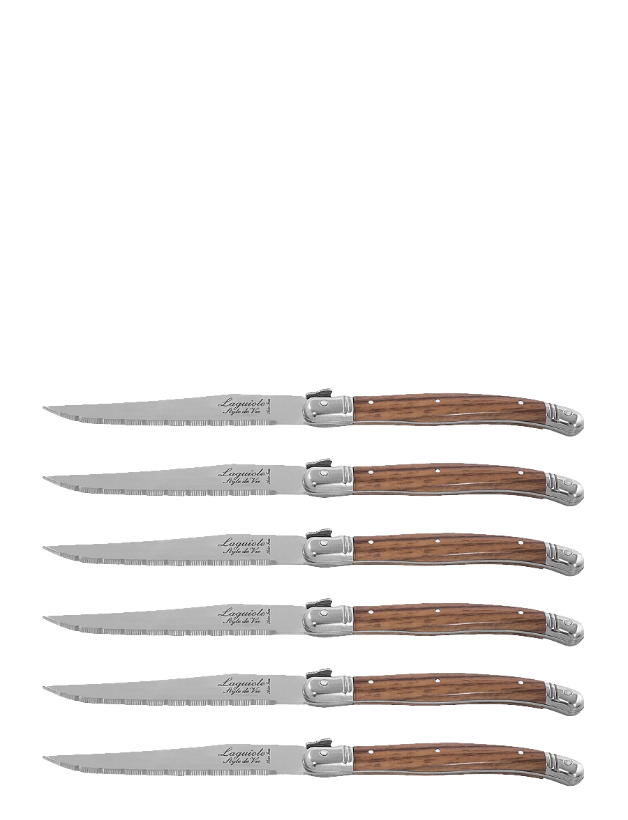 Laguiole Style de Vie - Steak knives Laguiole SET 6 - nach preis einkaufen - wood - 2