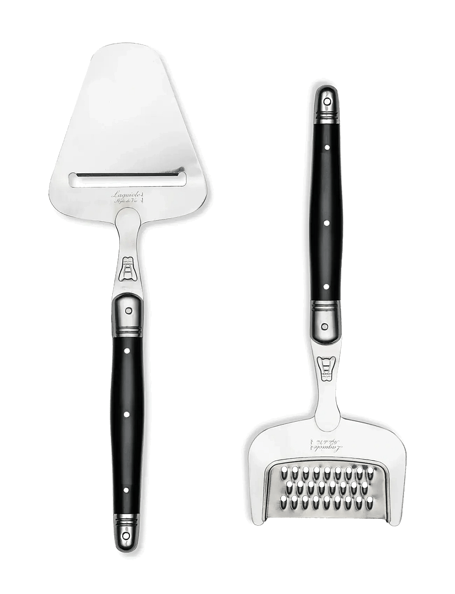 Laguiole Style de Vie - Cheese slicer and cheese grater Black Laguiole - black - 0