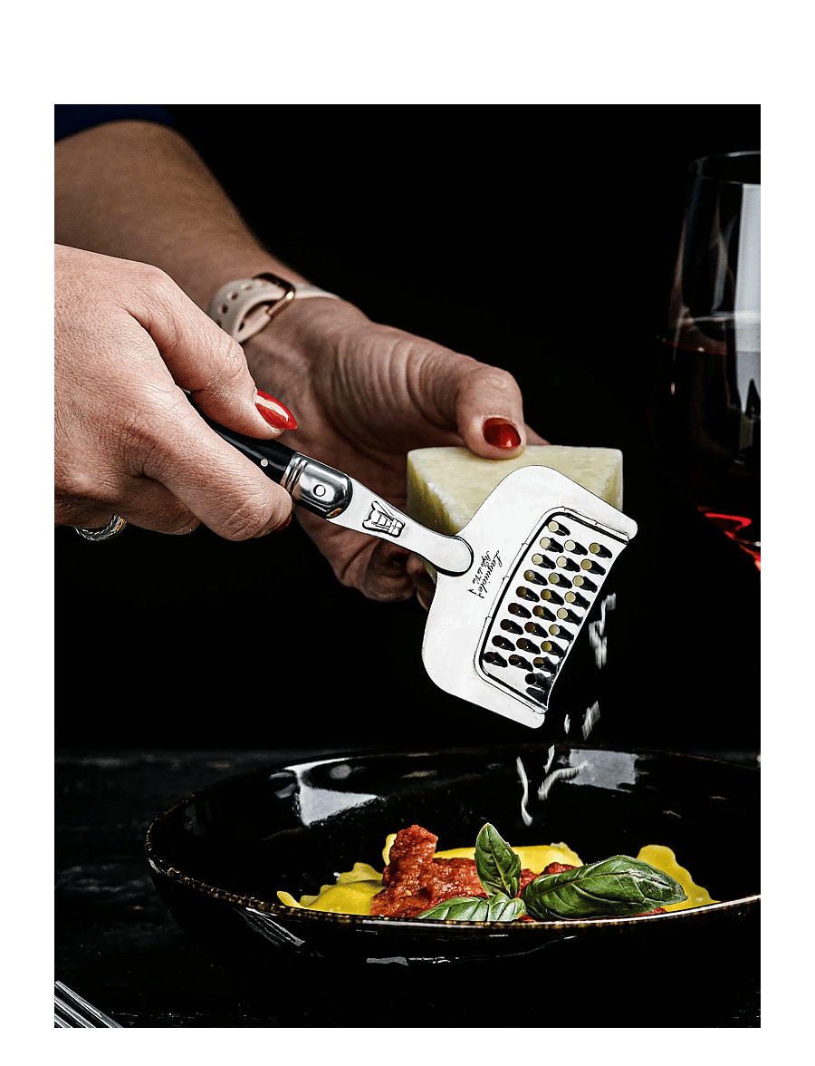 Laguiole Style de Vie - Cheese slicer and cheese grater Black Laguiole - black - 3