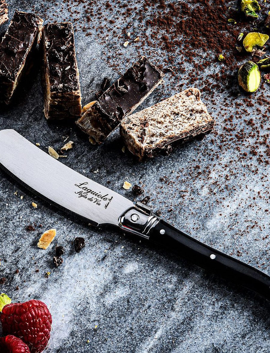 Laguiole Style de Vie - Butter knives Laguiole SET 4 - võinoad - black - 4