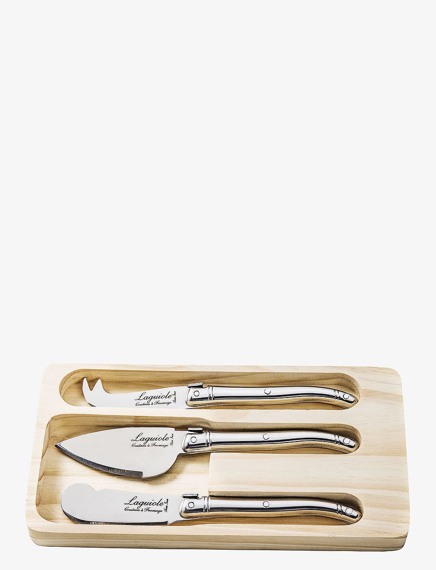 Laguiole Style de Vie - Cheese knives Laguiole SET 3 - juustunoad - steel - 1