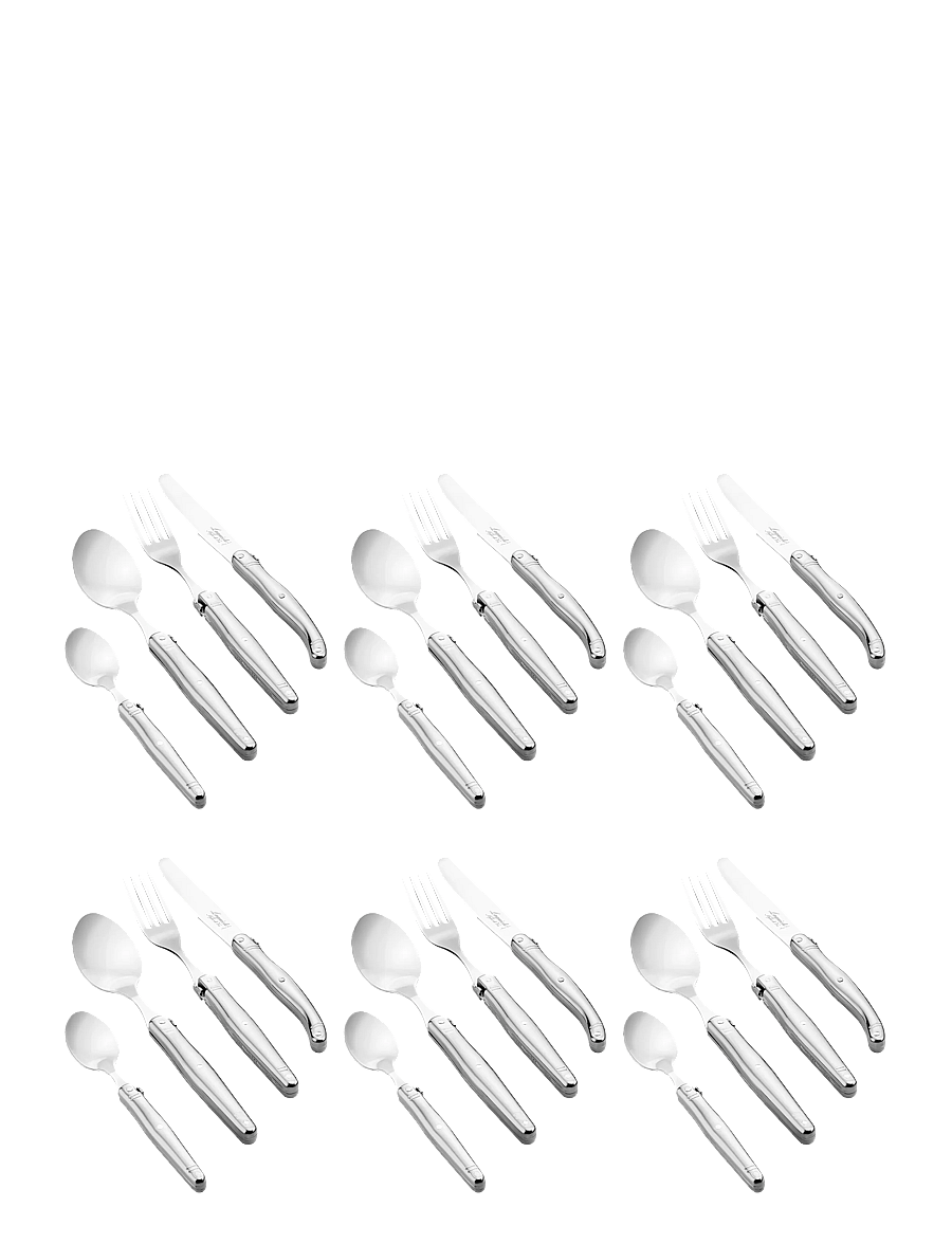 Laguiole Style de Vie - Cutlery set 24 pack - bestecksets - silver - 1