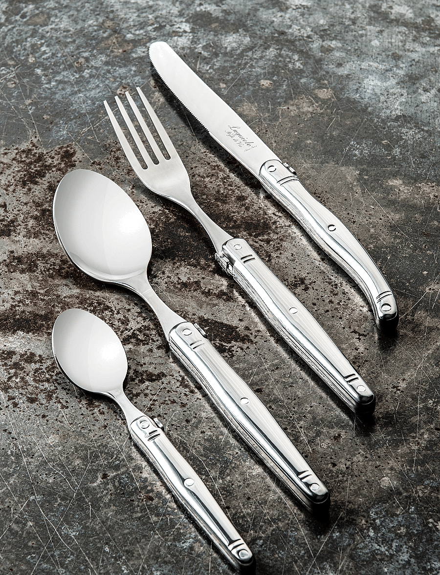 Laguiole Style de Vie - Cutlery set 24 pack - bestecksets - silver - 0