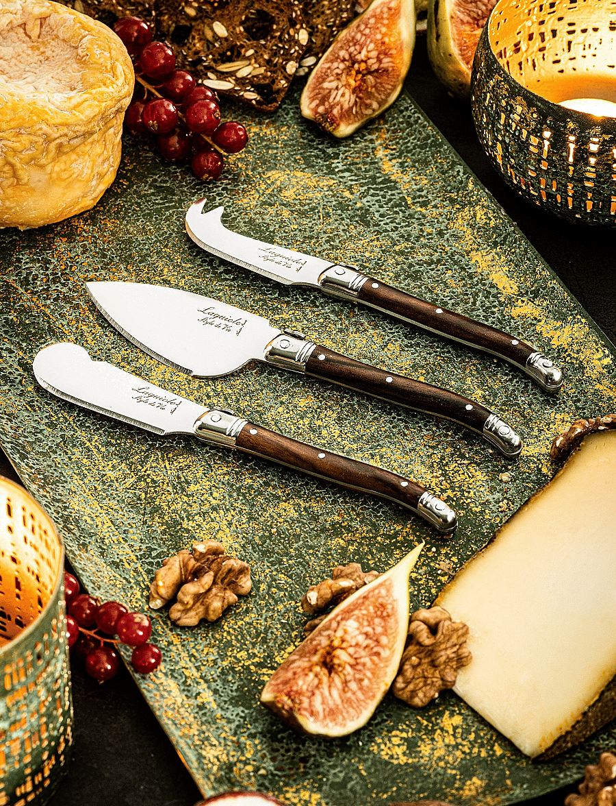 Laguiole Style de Vie - Cheese knives 3-pack - käsemesser - steel/wood - 0