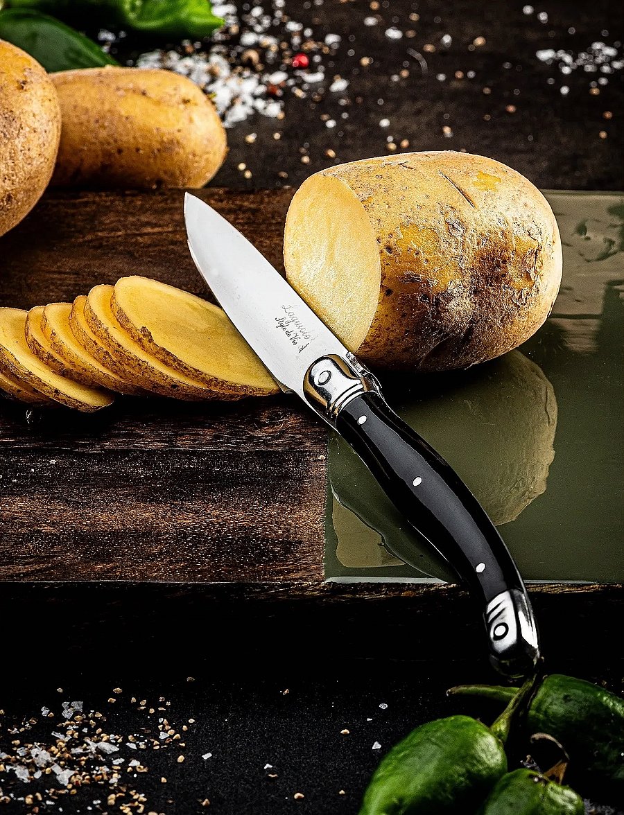 Laguiole Style de Vie - Kitchen knives 1012 SET 3 Laguiole - noad - black - 3