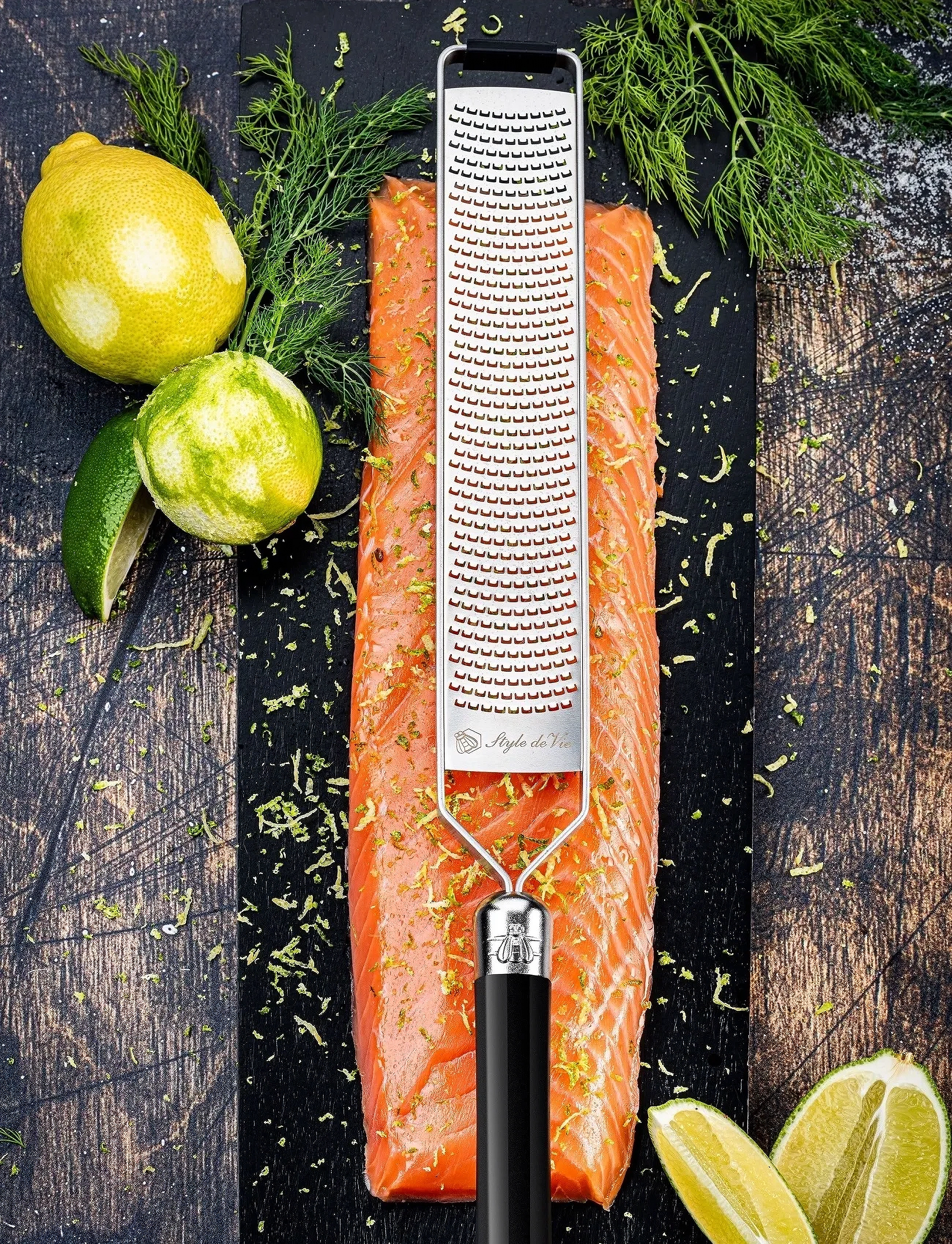 Laguiole Style de Vie Rivejern Zester 1012 Laguiole, 41.4X4.7X2.5 cm, Kitchen Tools, Silber - Graters, Homeware