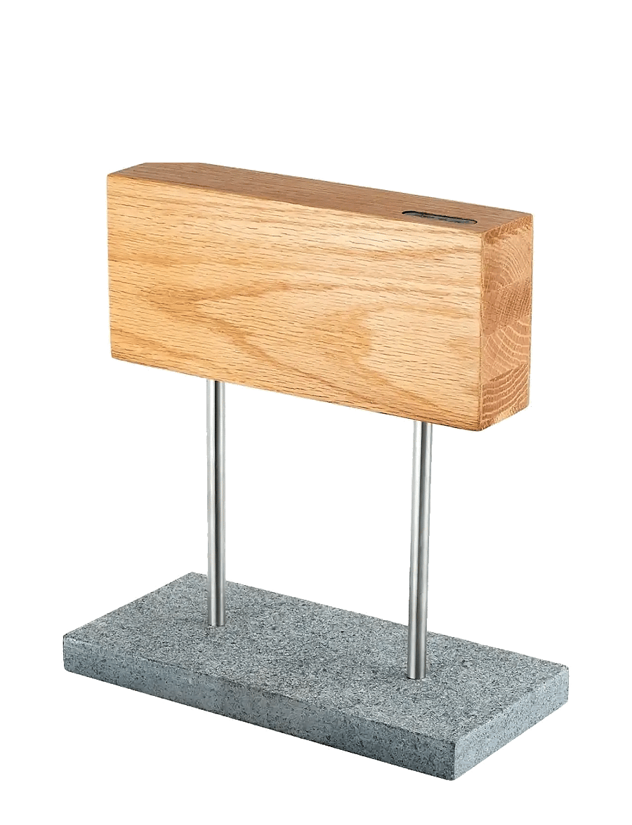 Laguiole Style de Vie - Knife block magnetic Oak SdV - messerblöcke - oak - stone - 1