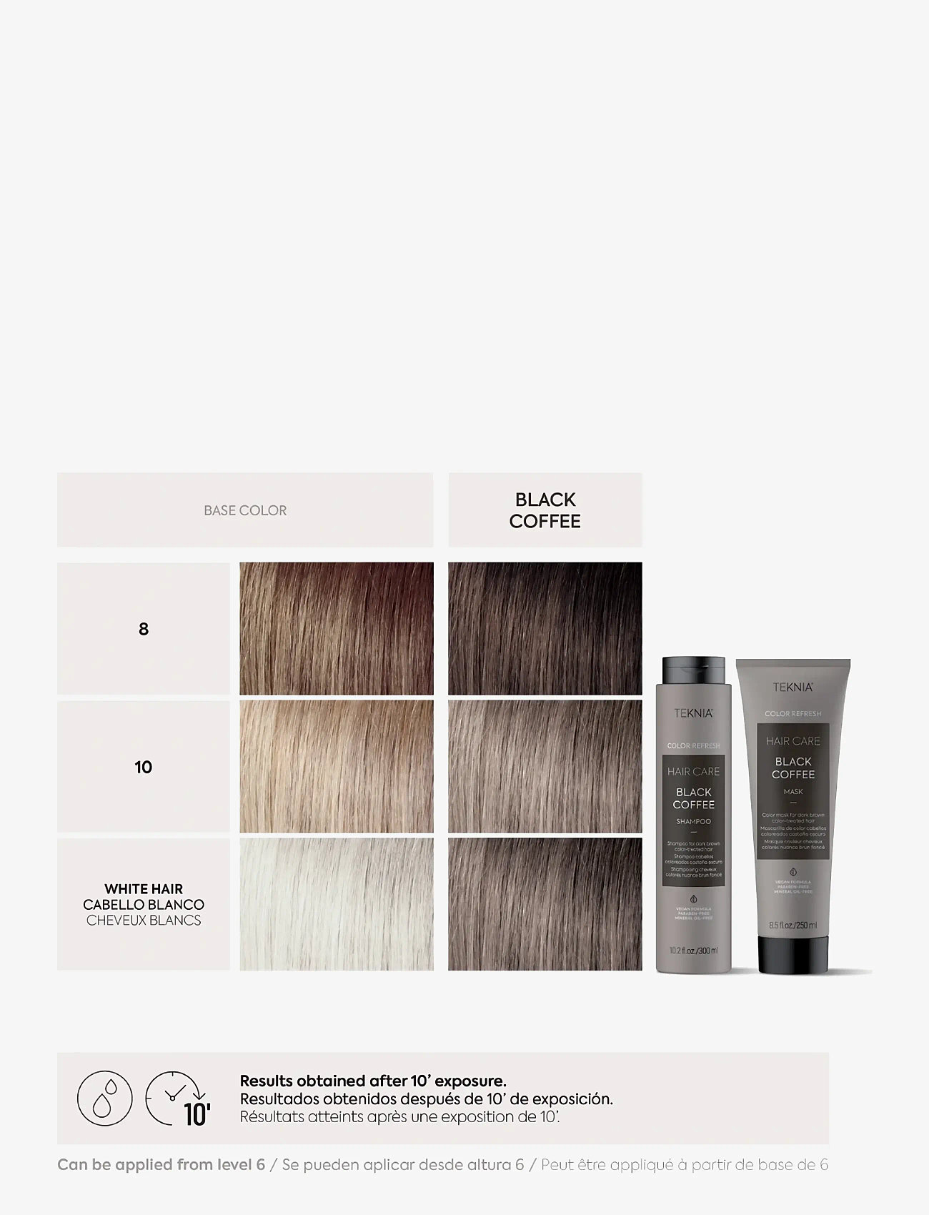Lakmé - Refresh Black Coffee Shampoo 300ml - hårpleje - clear - 1