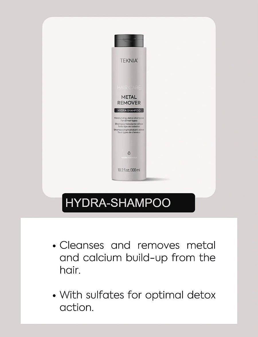 Lakmé - Metal Remover Hydra-Shampoo 300ml - sjampó - clear - 0