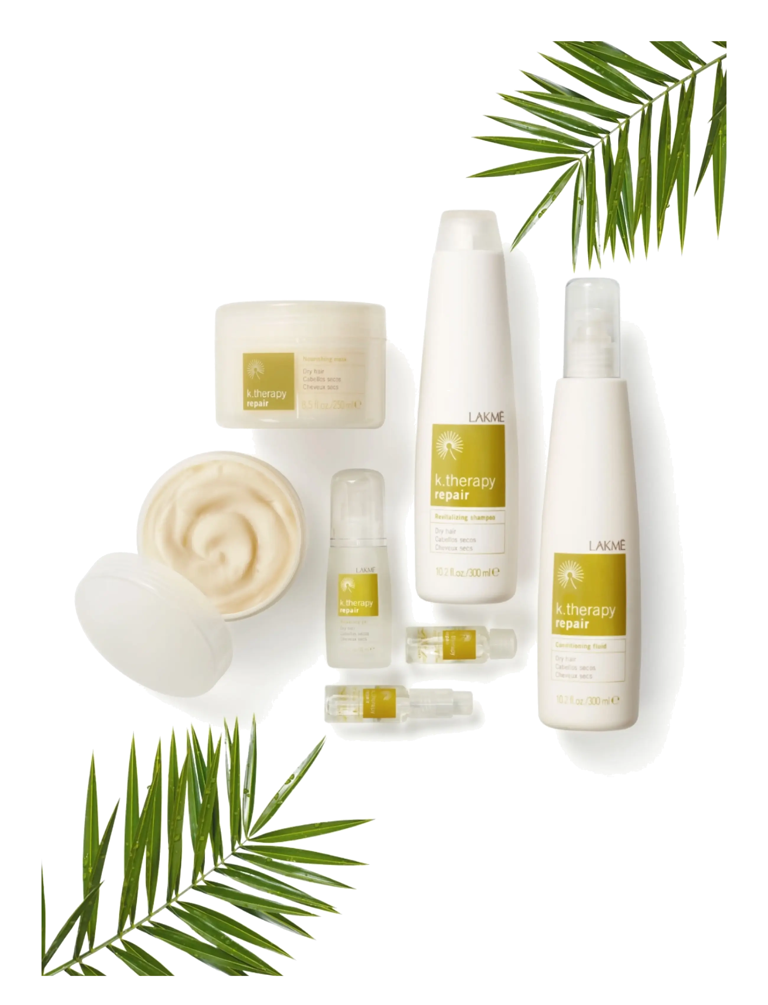 Lakmé - Repair Conditioning Fluid 300 ml - hårpleje - clear - 1