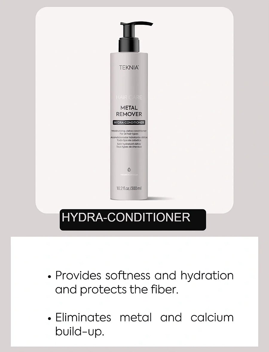 Lakmé - Metal Remover Hydra-Conditioner 300ml - hoitoaineet - clear - 0