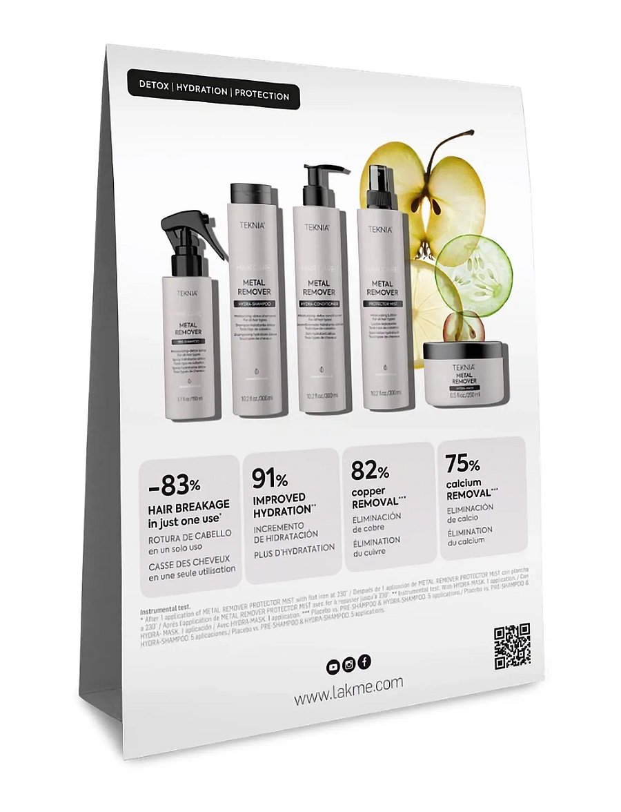 Lakmé - Metal Remover Hydra-Conditioner 300ml - hoitoaineet - clear - 2