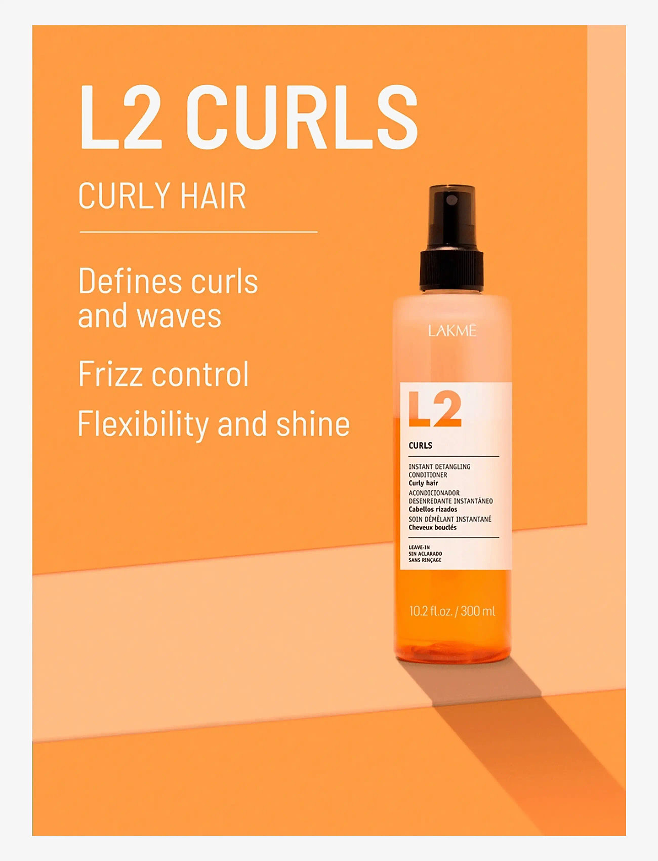 Lakmé - L2 CURLS 100 ml - hårkure - clear - 1