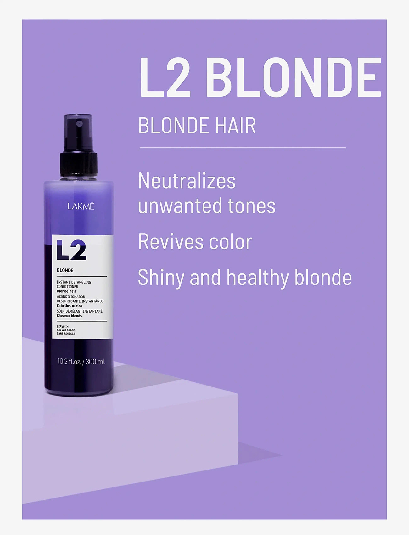 Lakmé - L2 BLONDE 100 ML - laveste priser - clear - 1