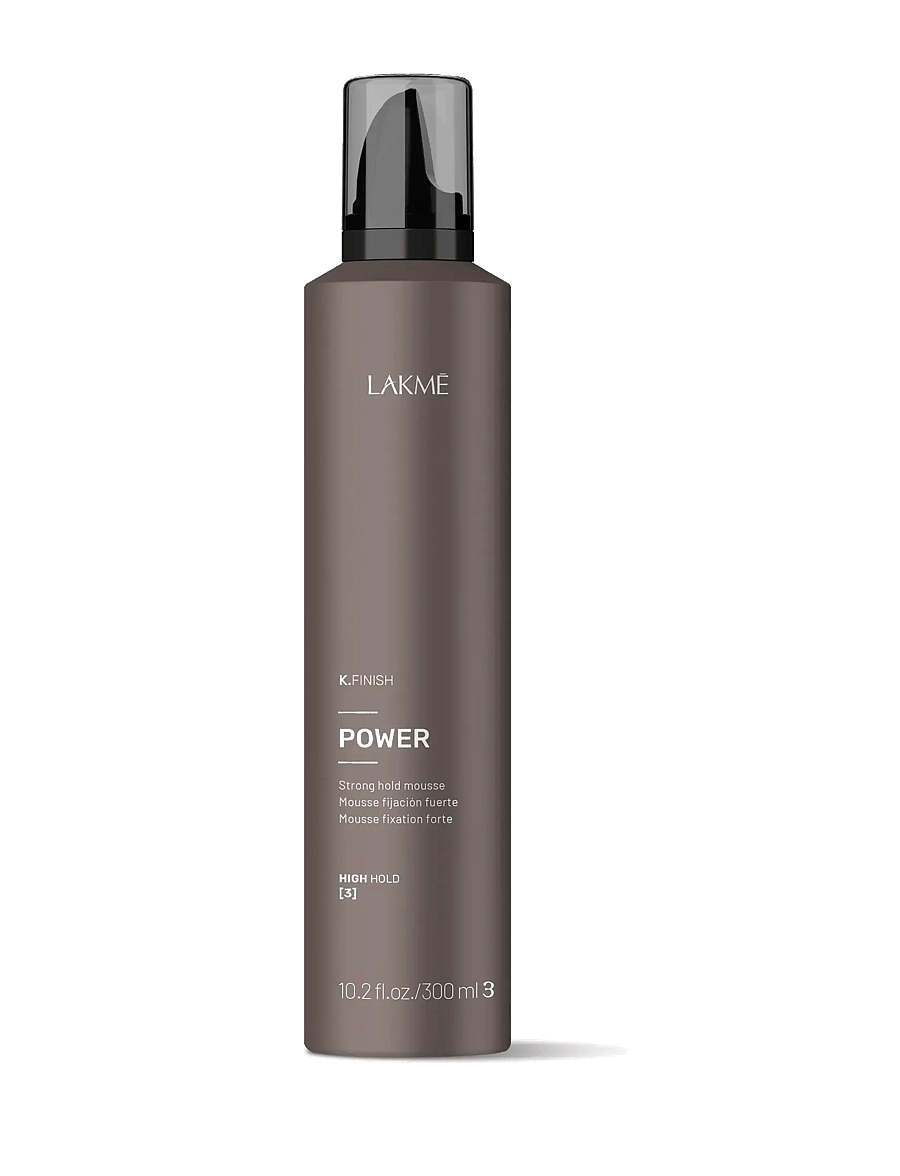 Lakmé - Power Strong Hold Mousse 300 ml - hårmousser - grey - 0