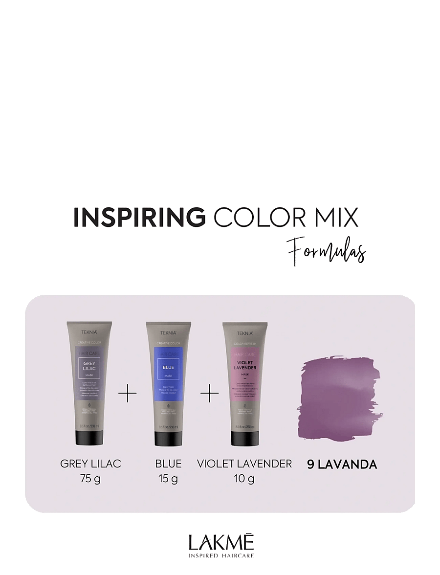 Lakmé - Creative Grey Lilac Mask 250ml - farveindpakning - clear - 2