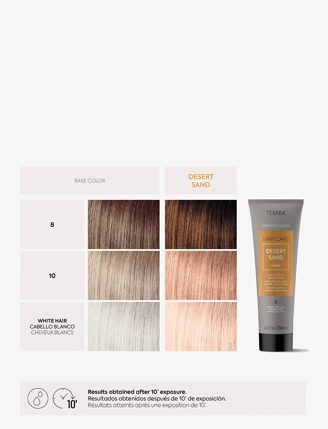 Lakmé - Creative Desert Sand Mask 250ml - farveindpakning - clear - 1