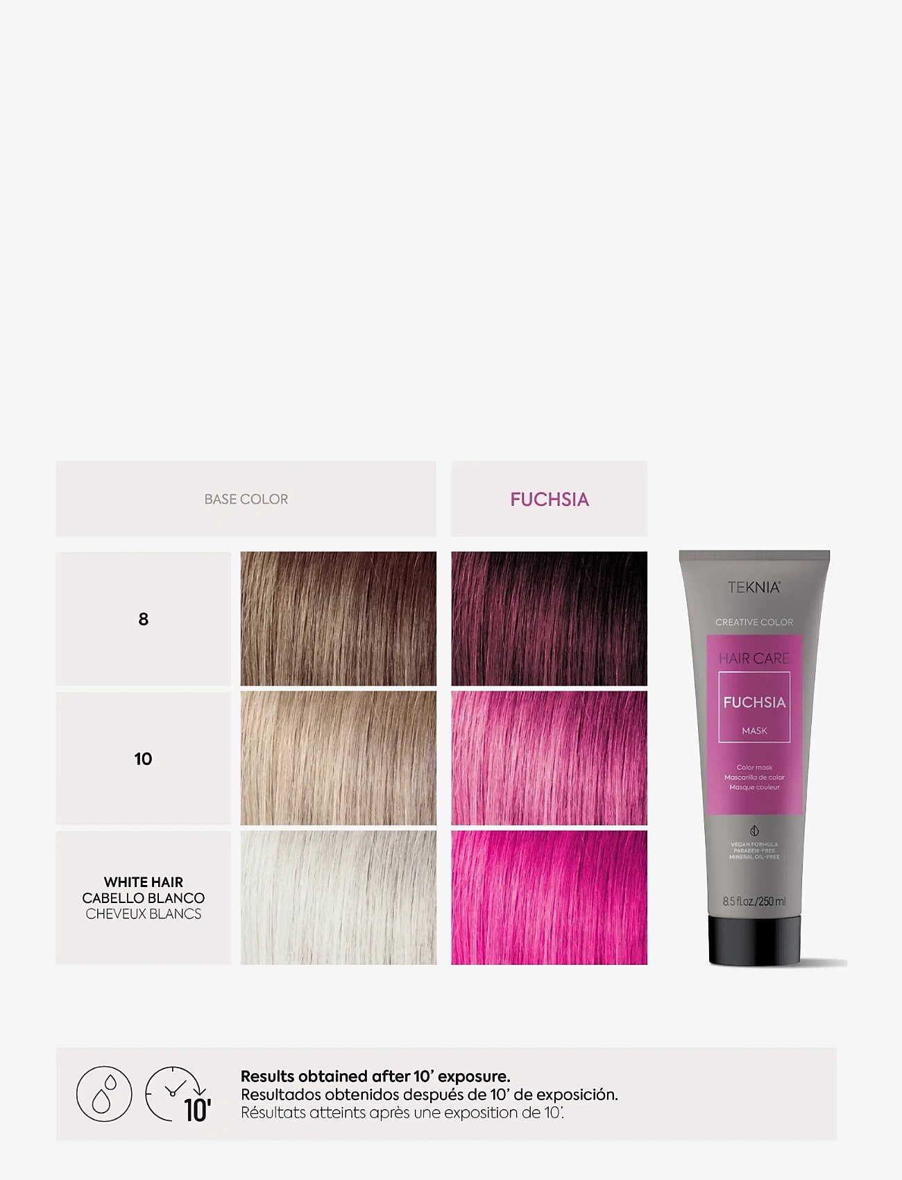Lakmé - Creative Pale Rose Mask 250ml - farveindpakning - clear - 1