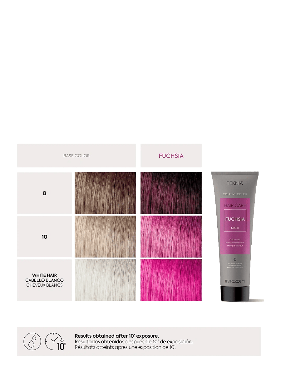Lakmé - Creative Pale Rose Mask 250ml - farveindpakning - clear - 1