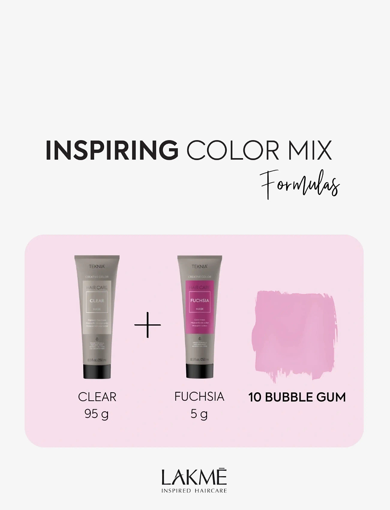 Lakmé - Creative Pale Rose Mask 250ml - farveindpakning - clear - 2