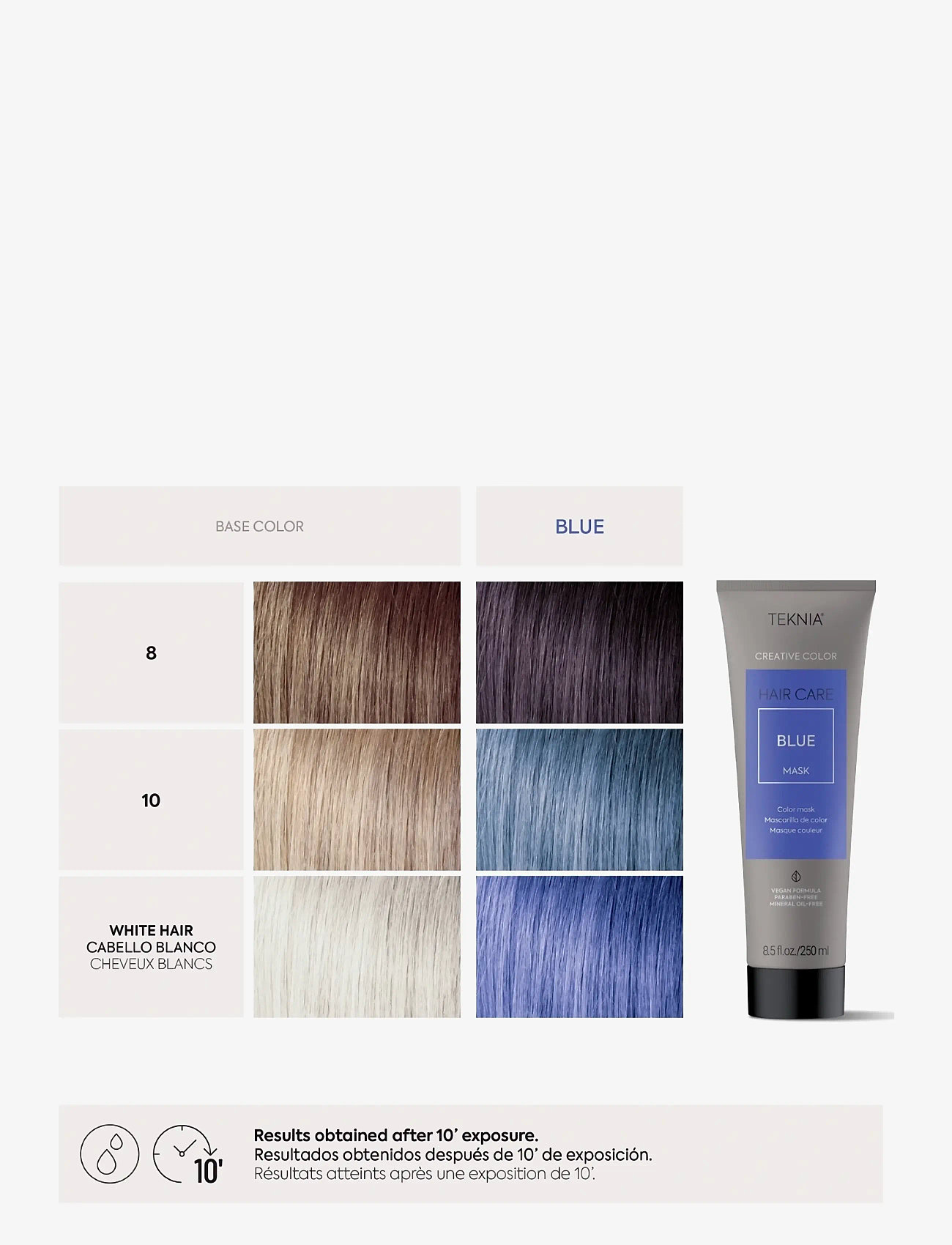 Lakmé - Creative Blue Mask 250ml - laveste priser - clear - 1