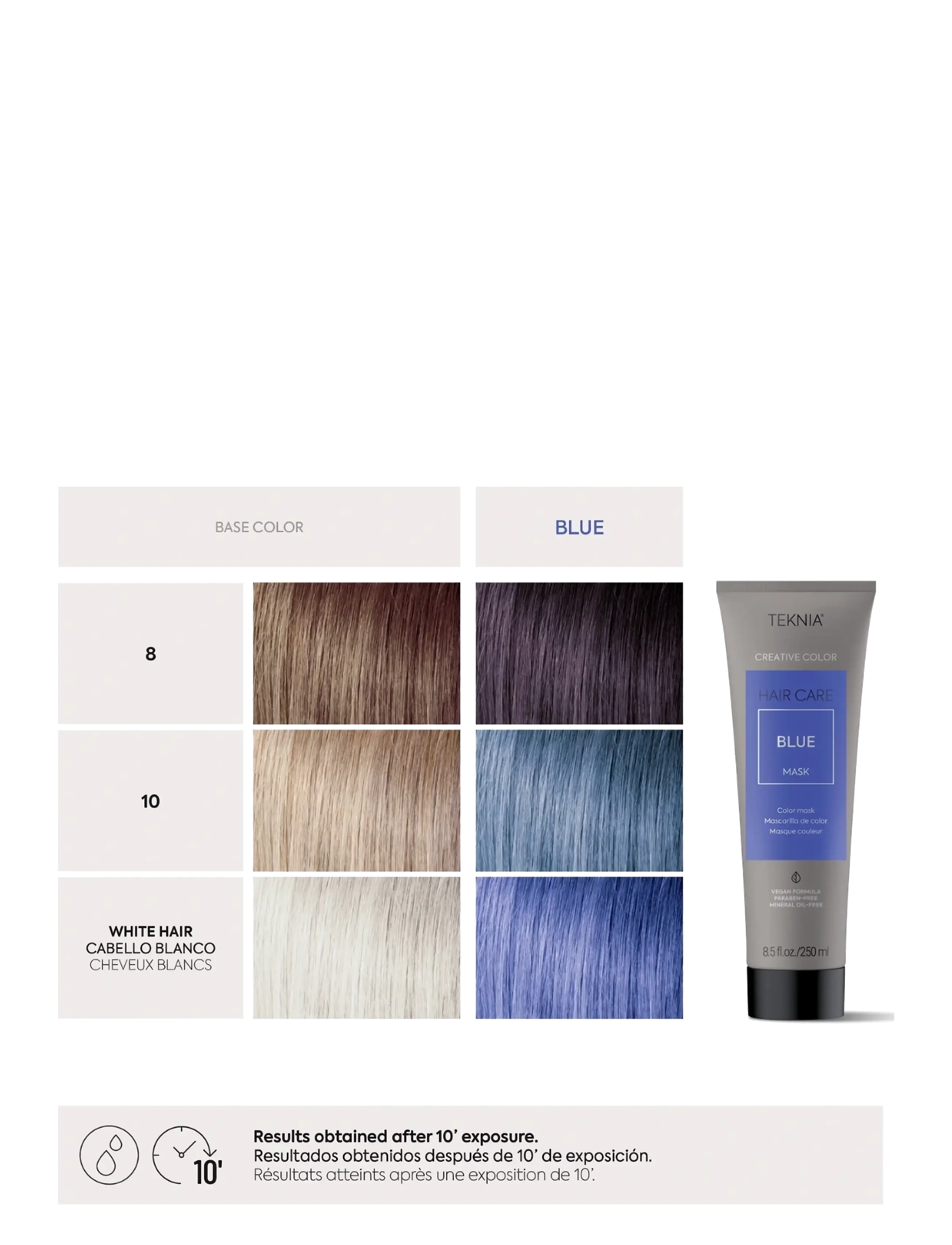 Lakmé - Creative Blue Mask 250ml - lägsta priserna - clear - 1