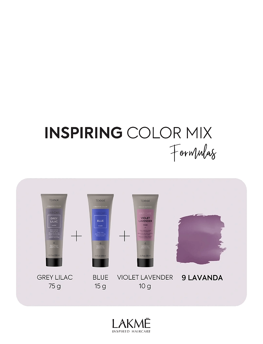 Lakmé - Creative Blue Mask 250ml - farveindpakning - clear - 2